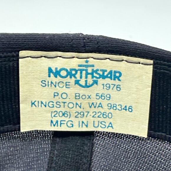 Vintage 80s Commander US Third Fleet Hat Baseball Cap USN Navy USA Snapback Blue - Picture 9 of 10
